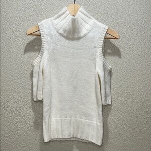 Express White Turtleneck Sweater